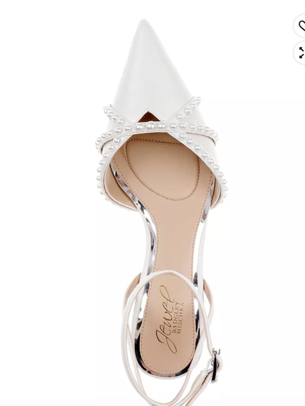 Jewel Badgley Mischka Women's Indra Pointed Toe Pumps size 7